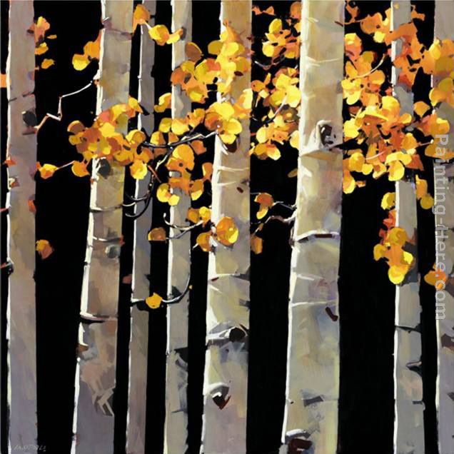 Aspen Grove I painting - Michael O'Toole Aspen Grove I art painting